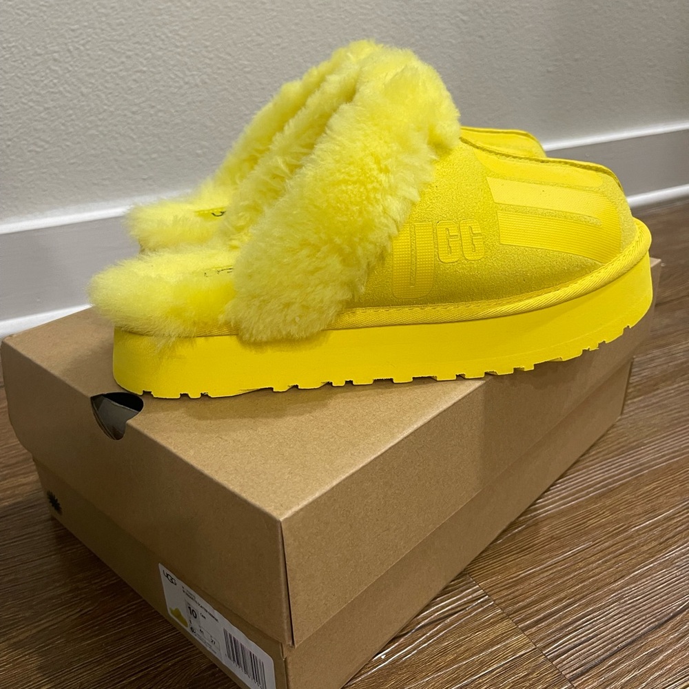 Yellow UGG Disquette Platforms